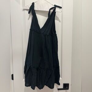 Aerie black beach cover up size small